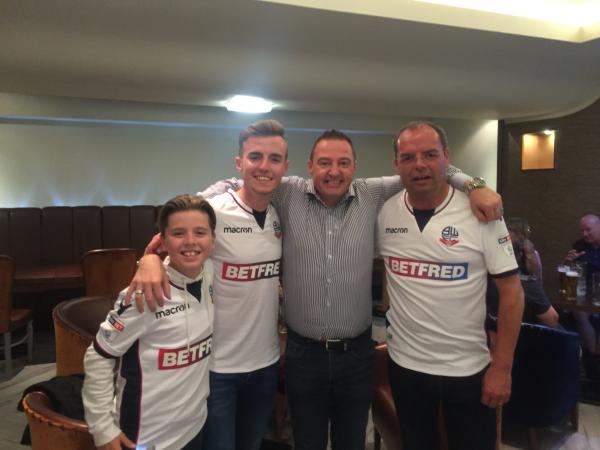 Supporters travel from far and wide to support Bolton Wanderers FC