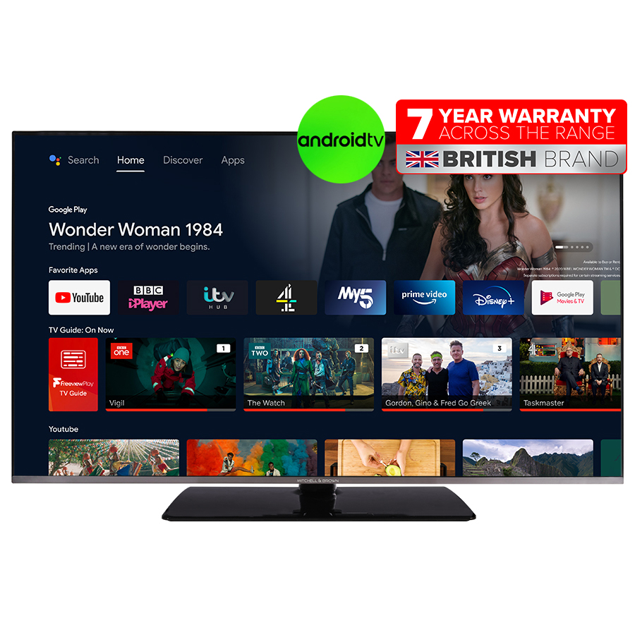 Mitchell and Brown JB-32FH1811DSMABL – 32″ The ‘Edge’ Full HD Android Smart TV