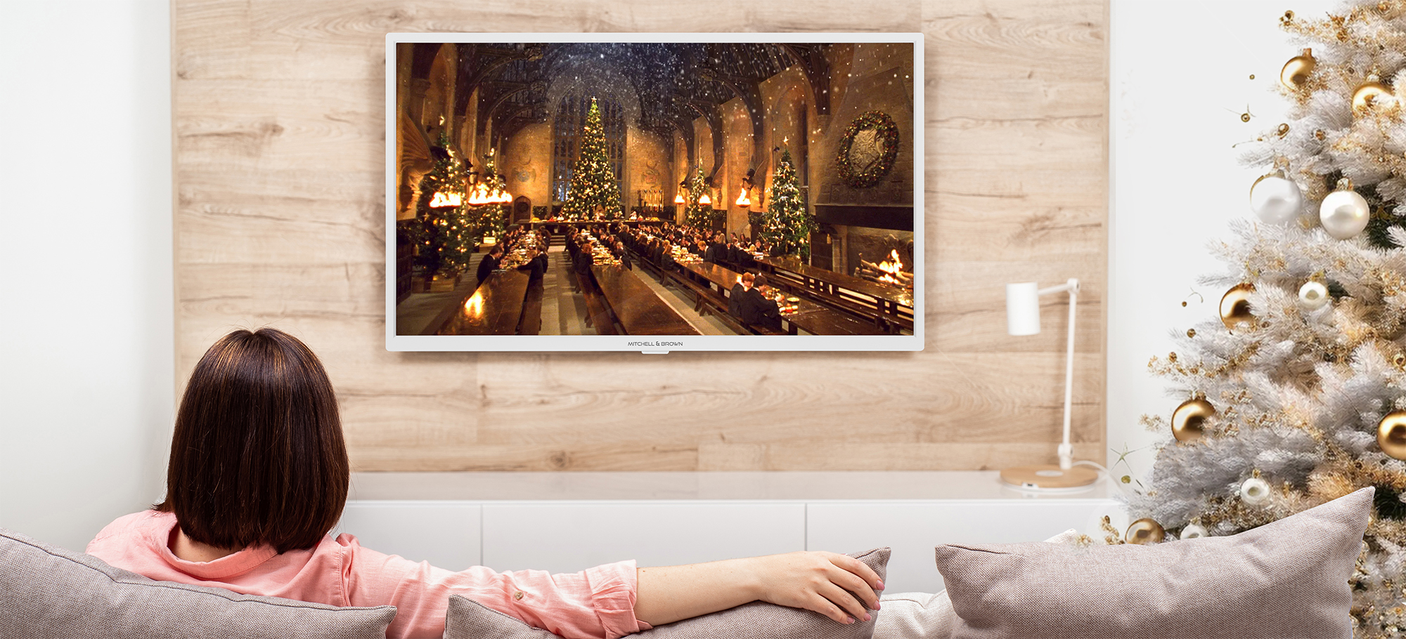 Mitchell & Brown White TVs