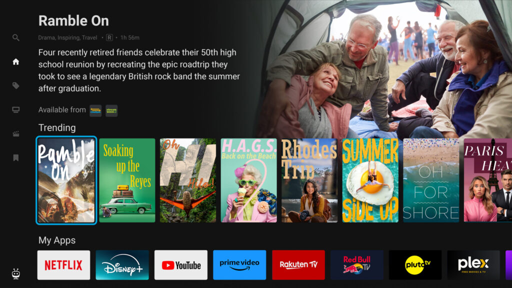 TiVo Screen Fill Summer Travel