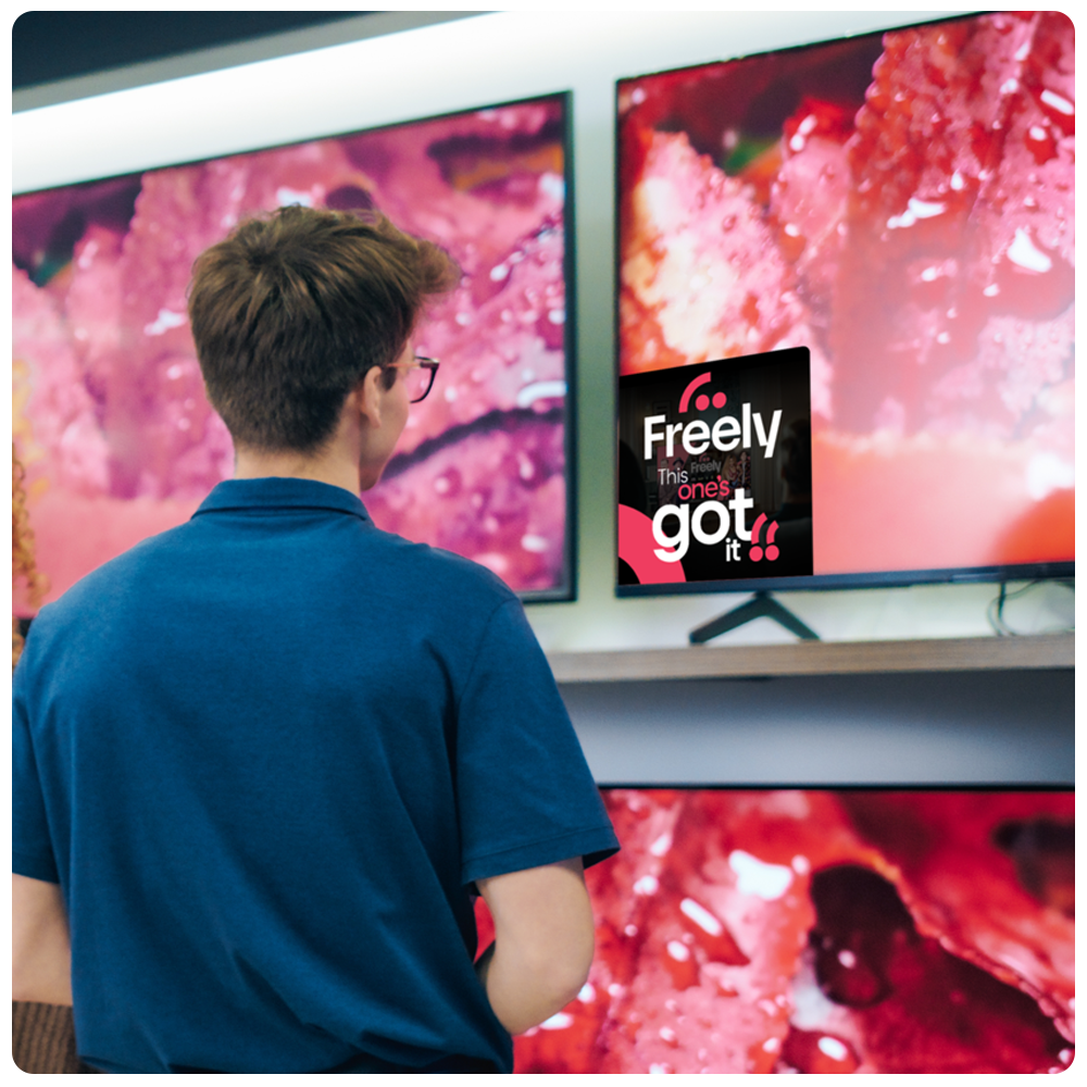 Freely TV Screen Stickers