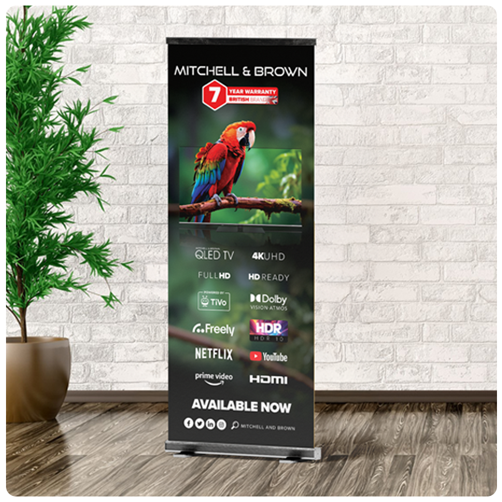 M&B Roller Banner