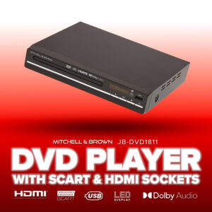 Mitchell & Brown JB-DVD1811 DVD Player with Scart & HDMI