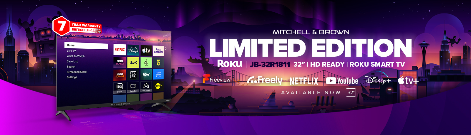 Roku Limited Edition - Desktop Banner